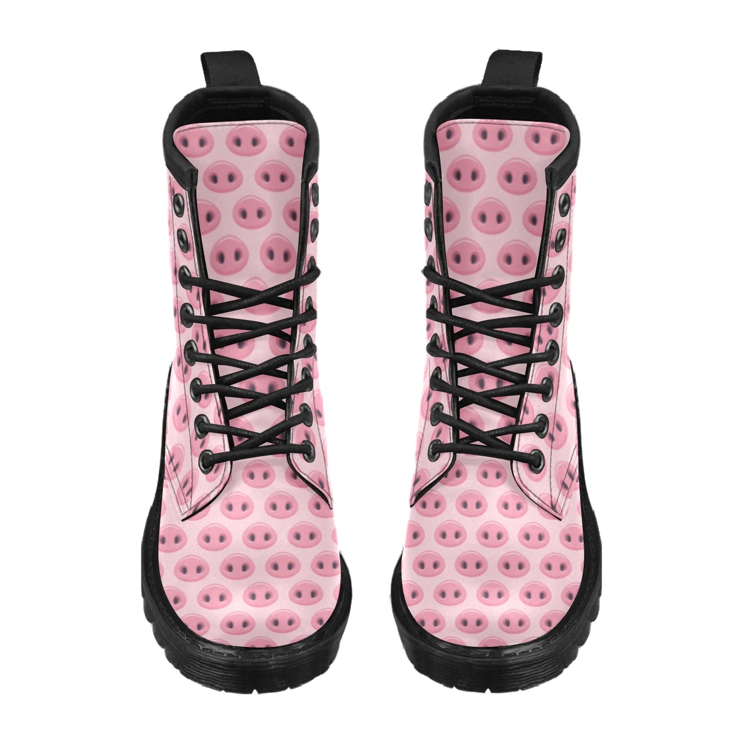 Pig Print Design LKS401 Women's Boots