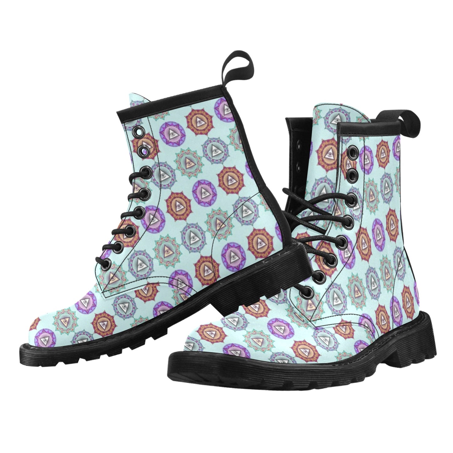 Third Eye Print Design LKS302 Women's Boots