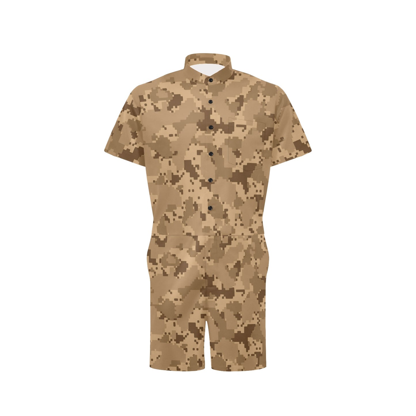 ACU Desert Digital Pattern Print Design 01 Men's Romper