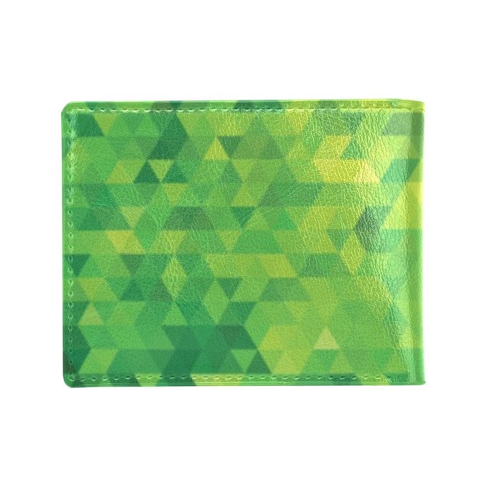 Geometric Print Design LKS402 Men's ID Card Wallet