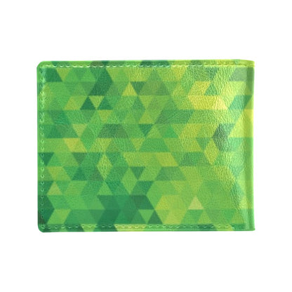 Geometric Print Design LKS402 Men's ID Card Wallet