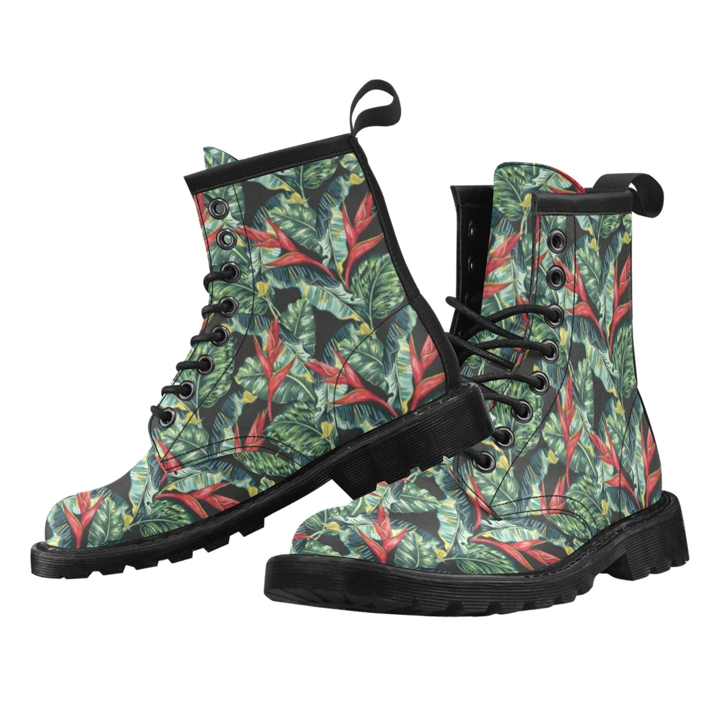 Bird Of Paradise Pattern Print Design BOP06 Women's Boots