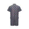 Campfire Pattern Print Design 02 Men's Romper