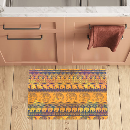 Elephant Aztec Kitchen Mat