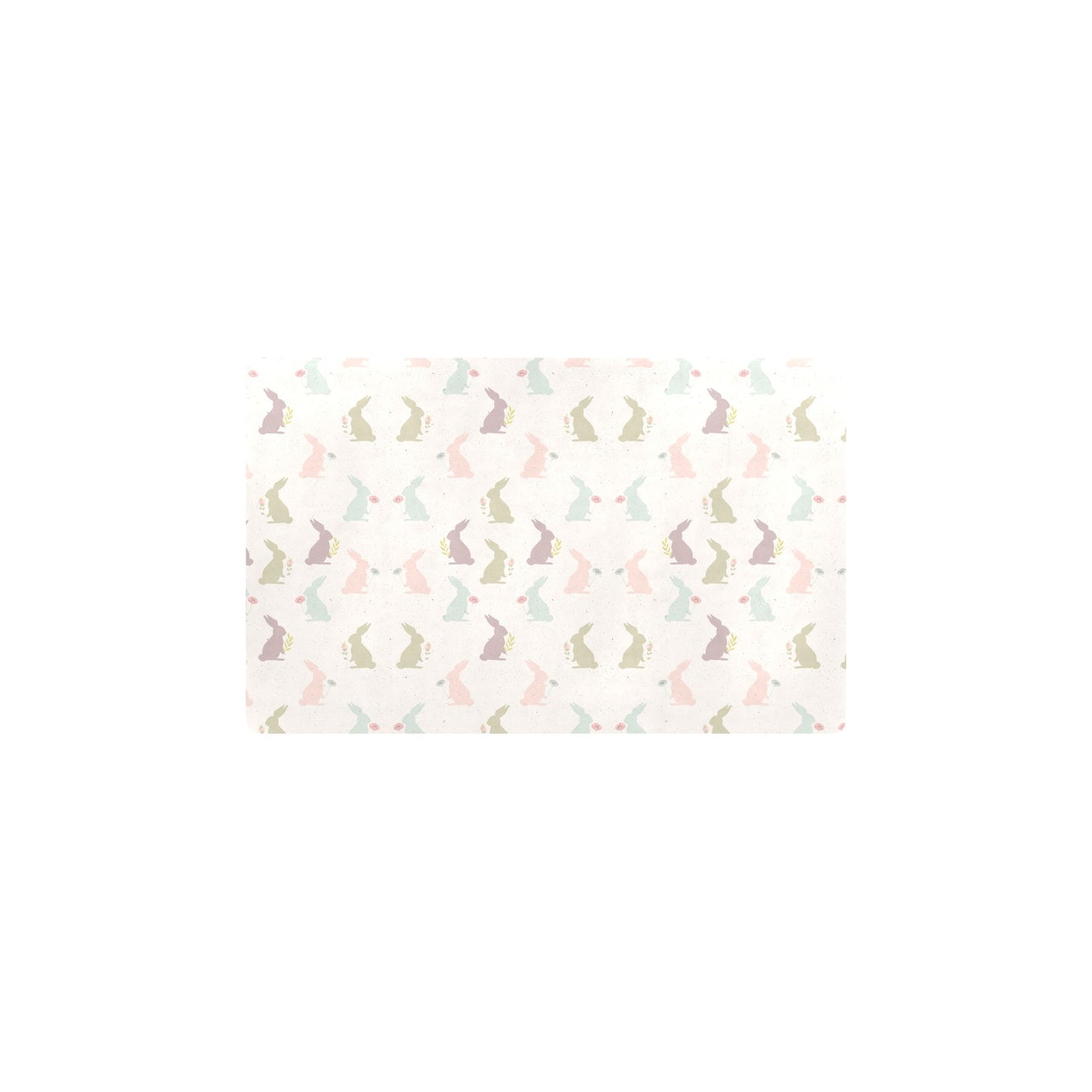 Bunny Pattern Print Design 05 Kitchen Mat