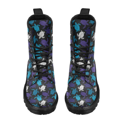 Sea Turtle Print Design LKS306 Women's Boots