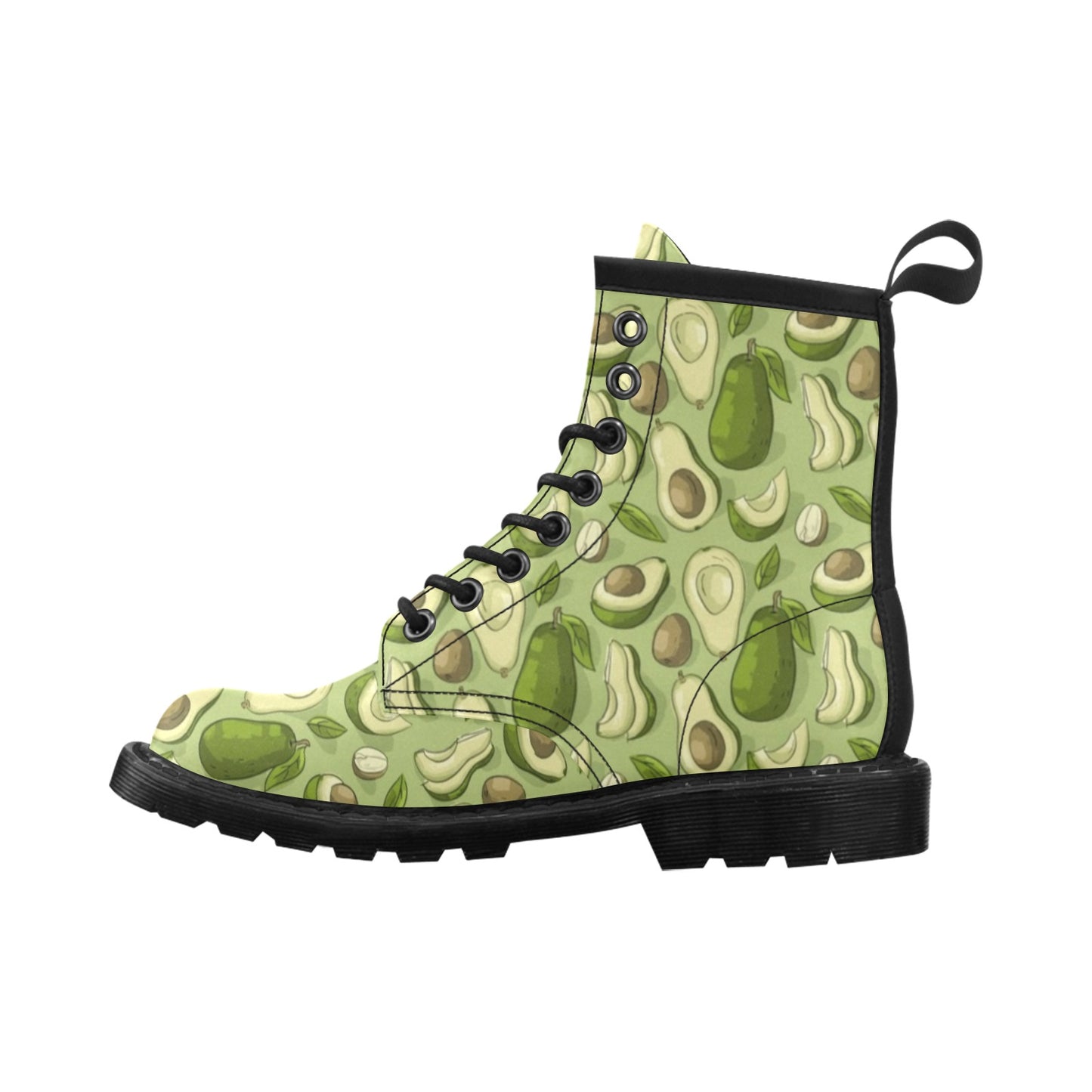 Avocado Pattern Print Design AC03 Women's Boots