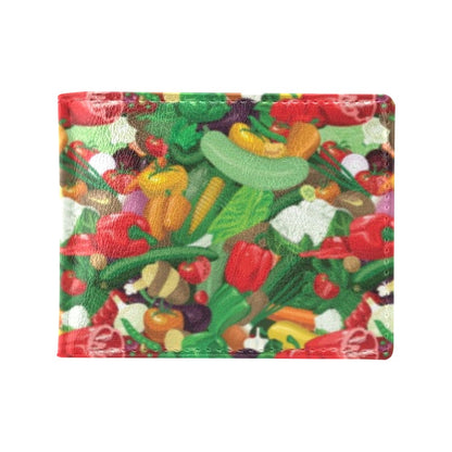 Salad Mix Vegetableprint Design LKS301 Men's ID Card Wallet