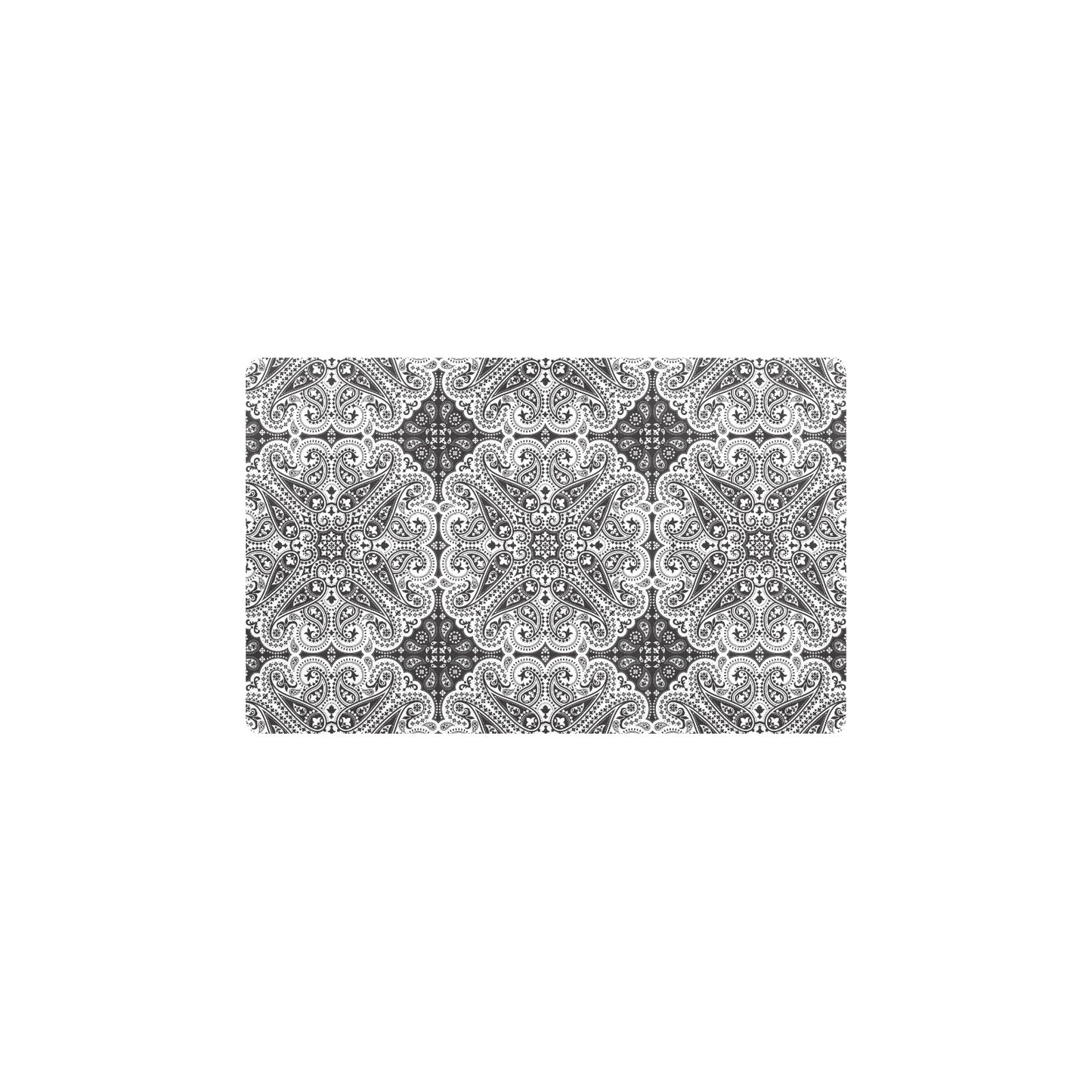 Bandana Print Design LKS309 Kitchen Mat