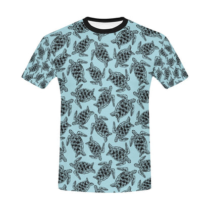 Sea Turtle Print Design LKS3010 Men's All Over Print T-shirt