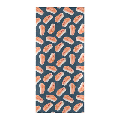 Salmon Steak Print Design LKS306 Beach Towel 32" x 71"