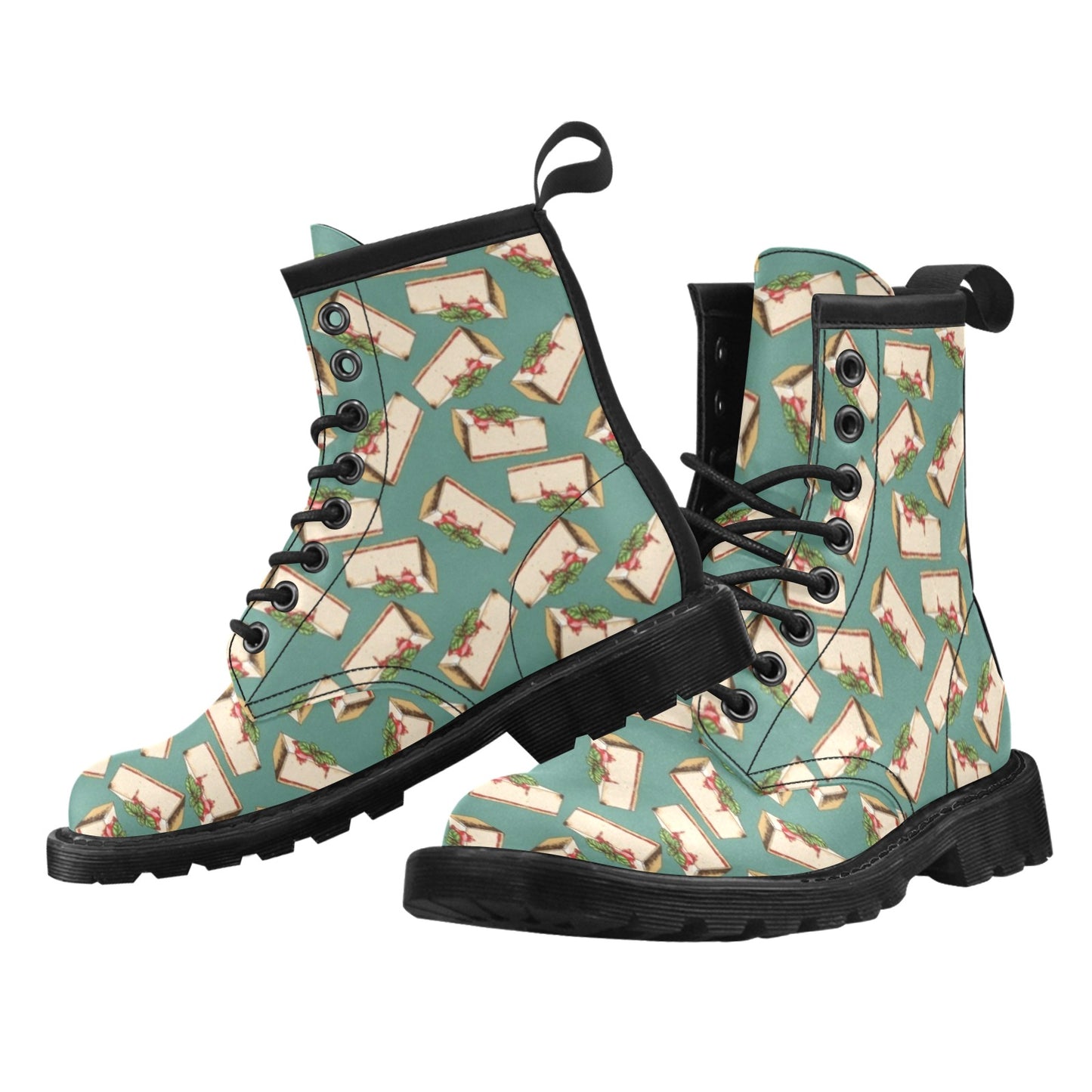 Cheesecake Pattern Print Design CK02 Women's Boots