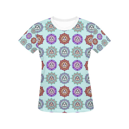 Third Eye Print Design LKS302 Women's  T-shirt