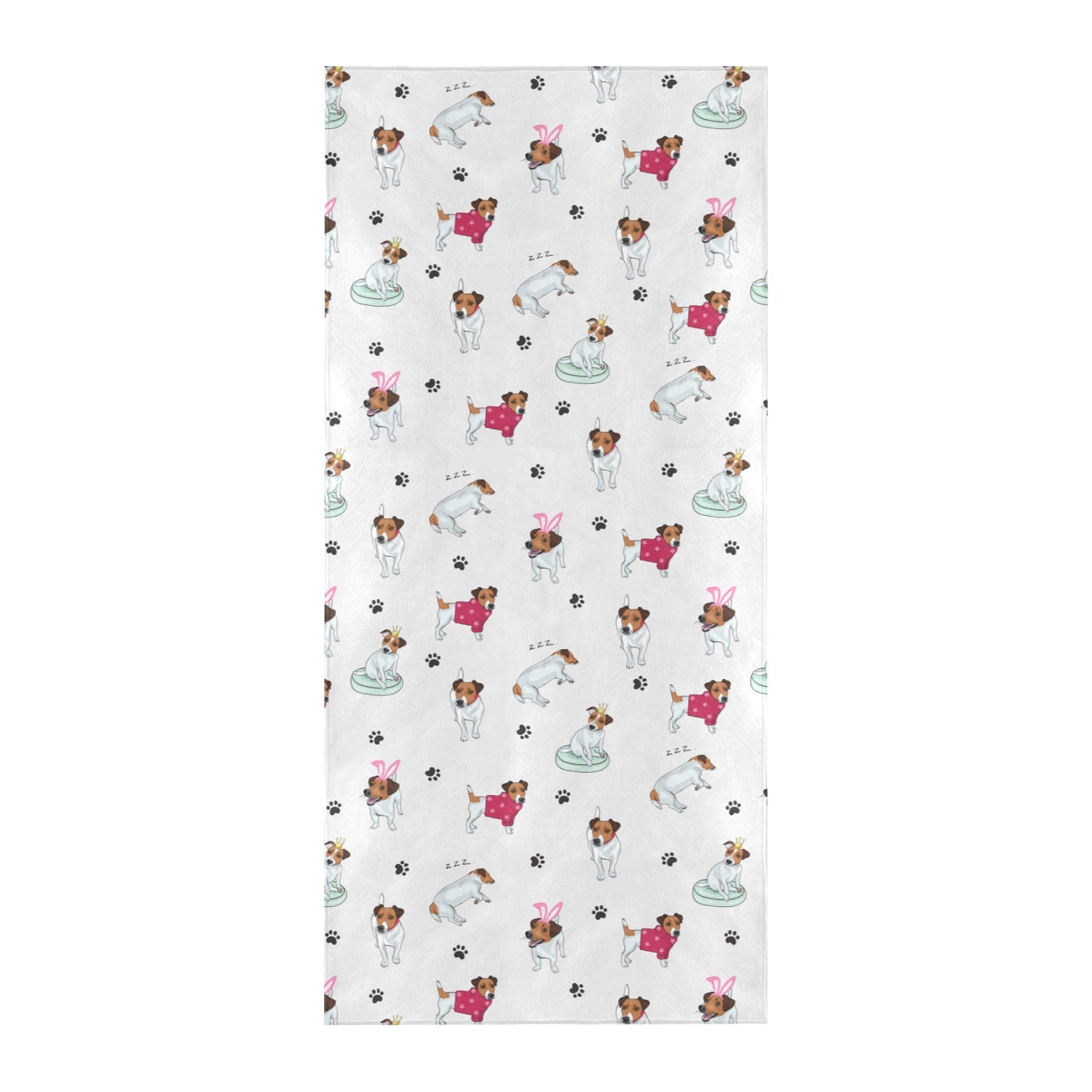 Russell Terriers Print Design LKS308 Beach Towel 32" x 71"