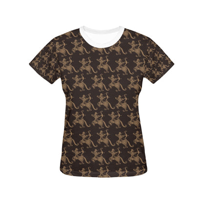 Sagittarius Print Design LKS301 Women's  T-shirt