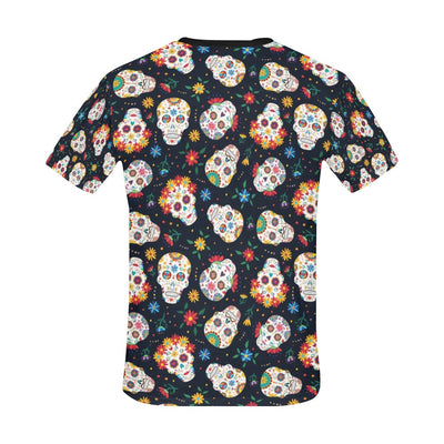 Sugar Skull Print Design LKS305 Men's All Over Print T-shirt