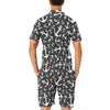 Anchor Black White Men's Romper