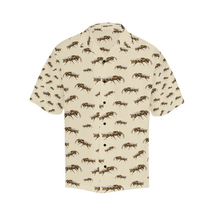 Bee Print Design LKS306 Men's Hawaiian Shirt