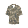 Palm Tree camouflage Women's Hawaiian Shirt