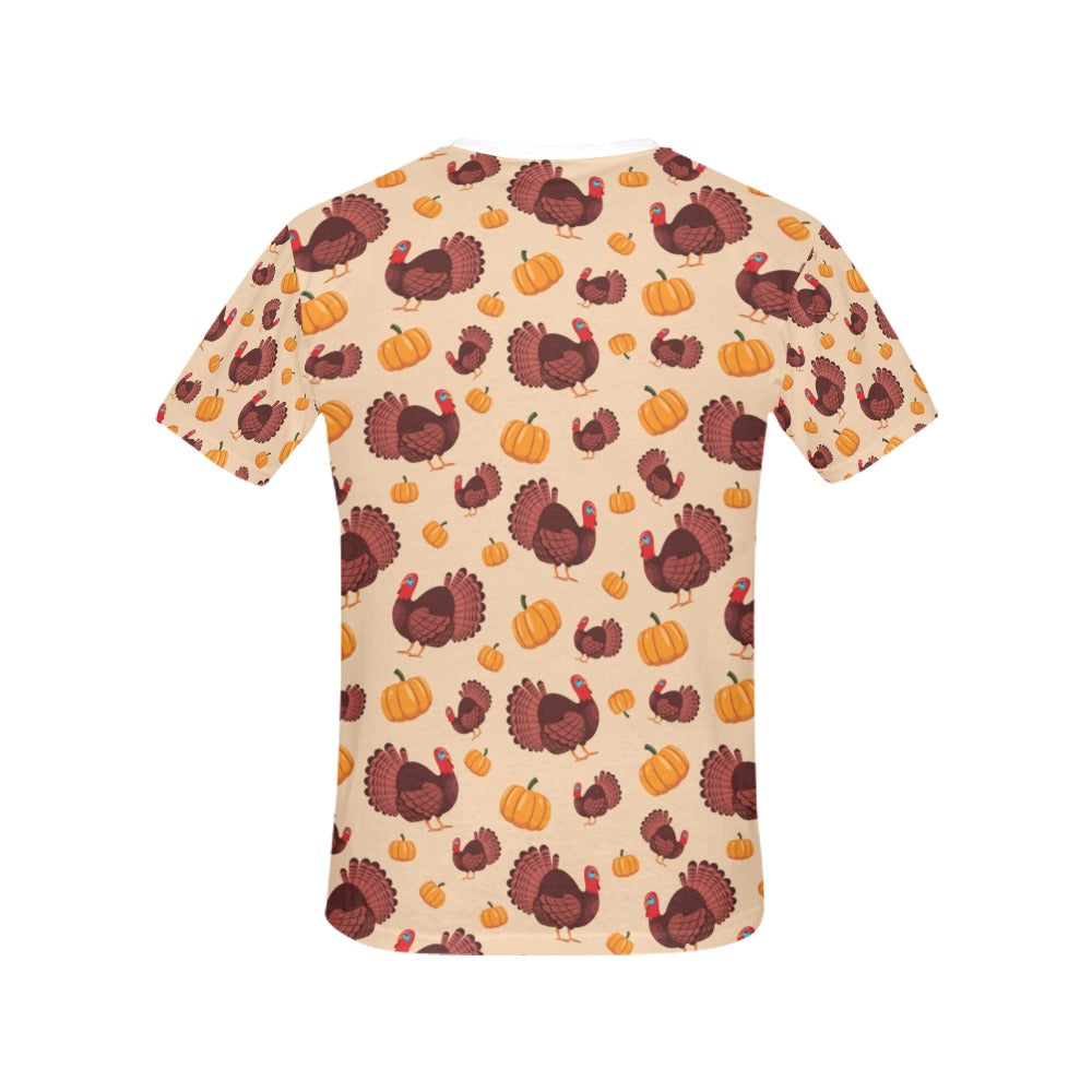 Thanksgiving Print Design LKS308 Women's  T-shirt