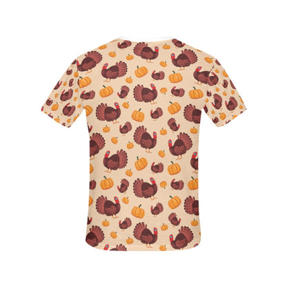 Thanksgiving Print Design LKS308 Women's  T-shirt