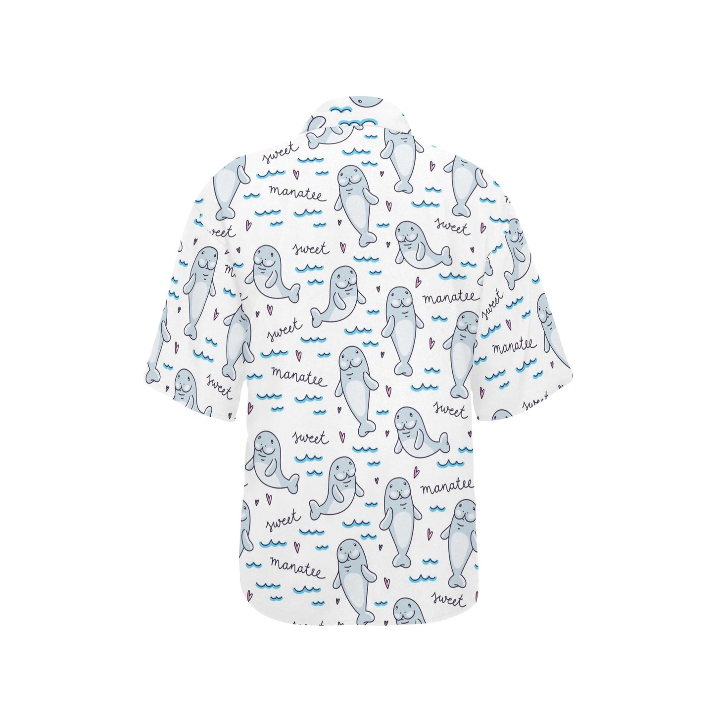 Manatee Baby Pattern Print Design 03 Women's Hawaiian Shirt