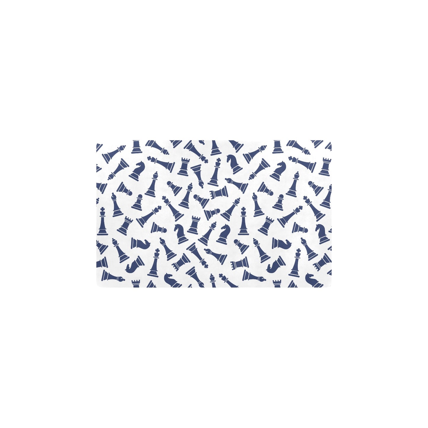 Chess Pattern Print Design 03 Kitchen Mat