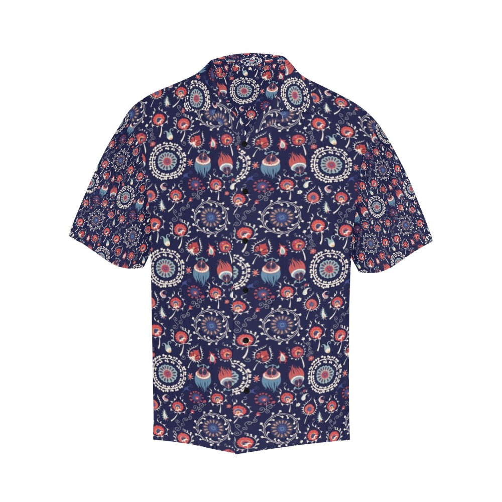 Suzani Print Design LKS305 Men's Hawaiian Shirt