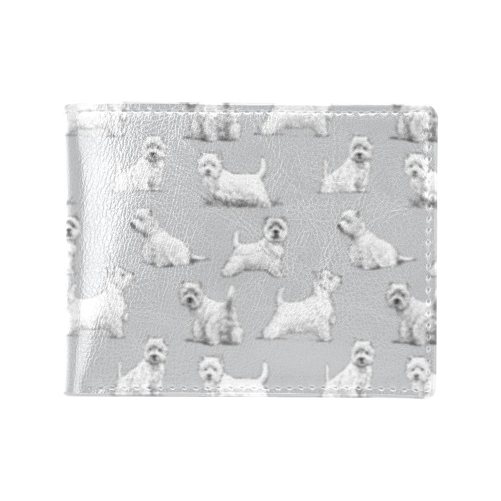 Scottish Terriers Print Design LKS3011 Men's ID Card Wallet