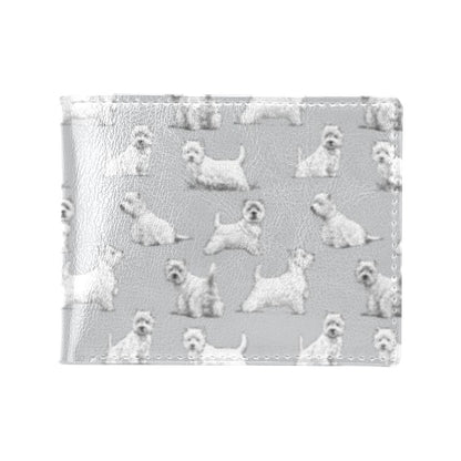Scottish Terriers Print Design LKS3011 Men's ID Card Wallet