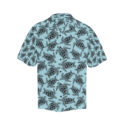 Sea Turtle Print Design LKS3010 Men's Hawaiian Shirt