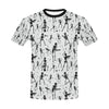 Skeleton Music Player Print Design LKS303 Men's All Over Print T-shirt