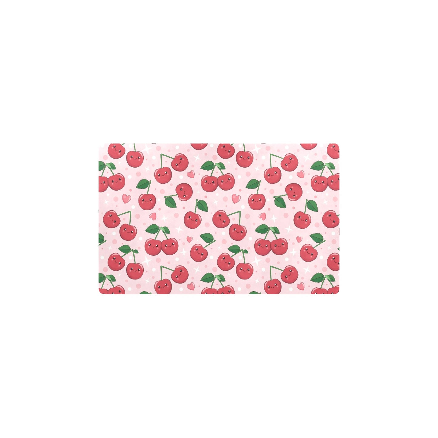 Cherry Pattern Print Design CH02 Kitchen Mat