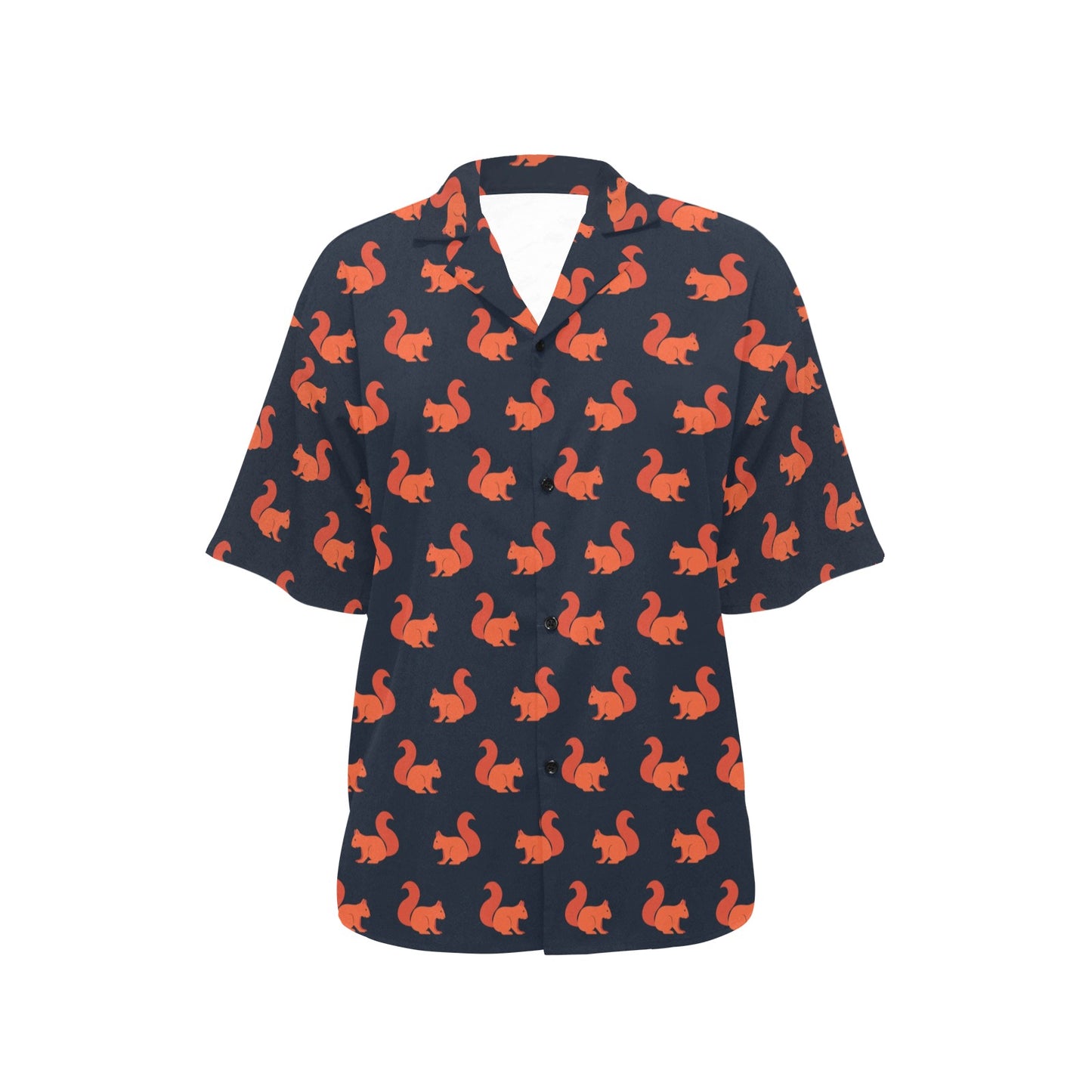 Squirrel Print Design LKS306 Women's Hawaiian Shirt