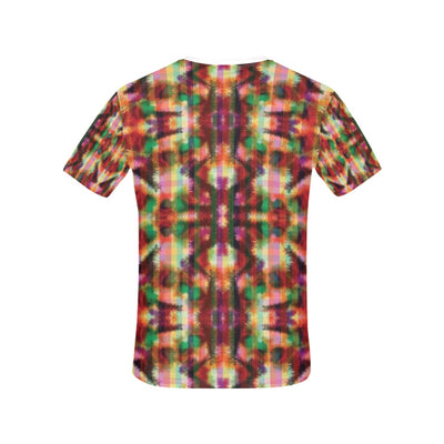 Tie Dye Print Design LKS301 Women's  T-shirt