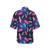 Feather Colorful Boho Design Print Women's Hawaiian Shirt