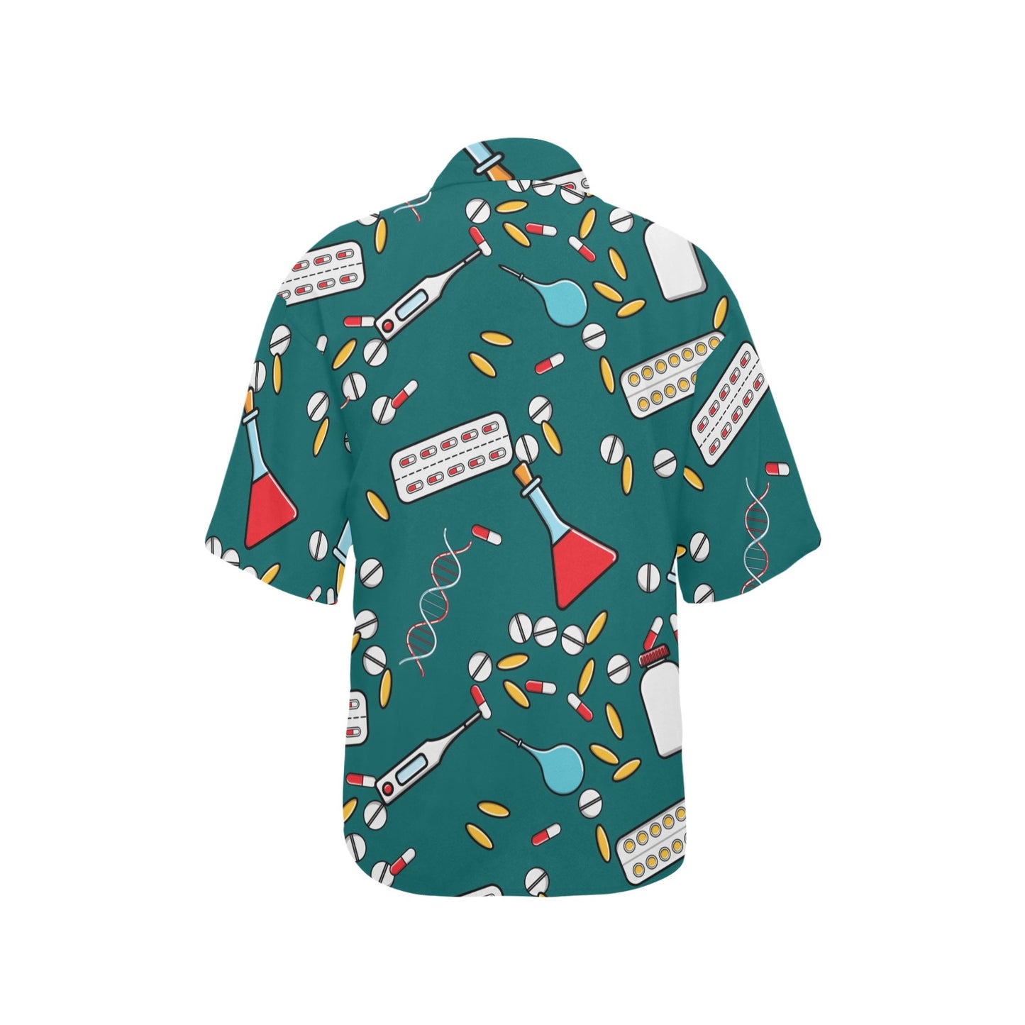 Nurse Pattern Print Design A05 Women's Hawaiian Shirt