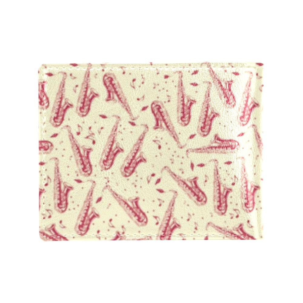 Saxophone Print Design LKS402 Men's ID Card Wallet