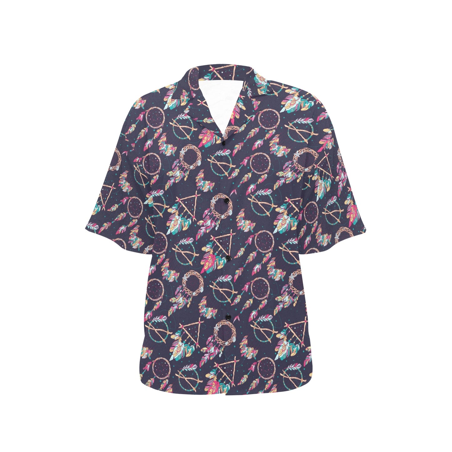Boho Dream Catcher Colorful Women's Hawaiian Shirt