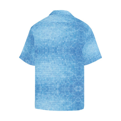 Swimming Pool Print Design LKS302 Men's Hawaiian Shirt