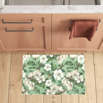 Apple blossom Pattern Print Design AB02 Kitchen Mat