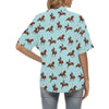 Equestrian Horse Riding Women's Hawaiian Shirt