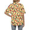 Tie Dye Print Design LKS302 Women's Hawaiian Shirt