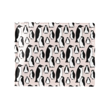 Penguin Themed Men's ID Card Wallet