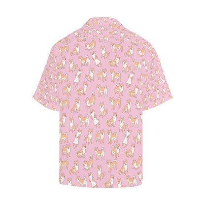Shiba Inu Print Design LKS303 Men's Hawaiian Shirt