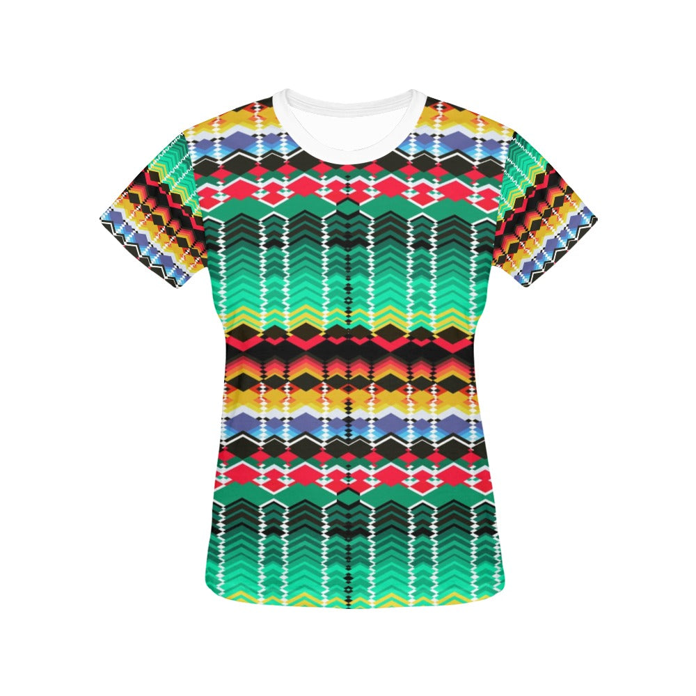 Serape Print Design LKS307 Women's  T-shirt