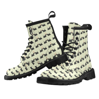 Scottish Terriers Print Design LKS304 Women's Boots