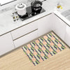 Cactus Pattern Print Design 01 Kitchen Mat