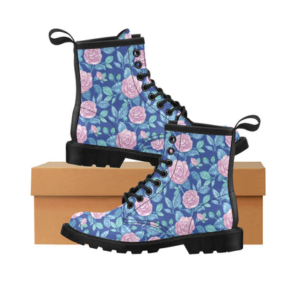 Camellia Pattern Print Design CM05 Women's Boots