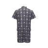 Sun Moon Print Design LKS309 Men's Romper